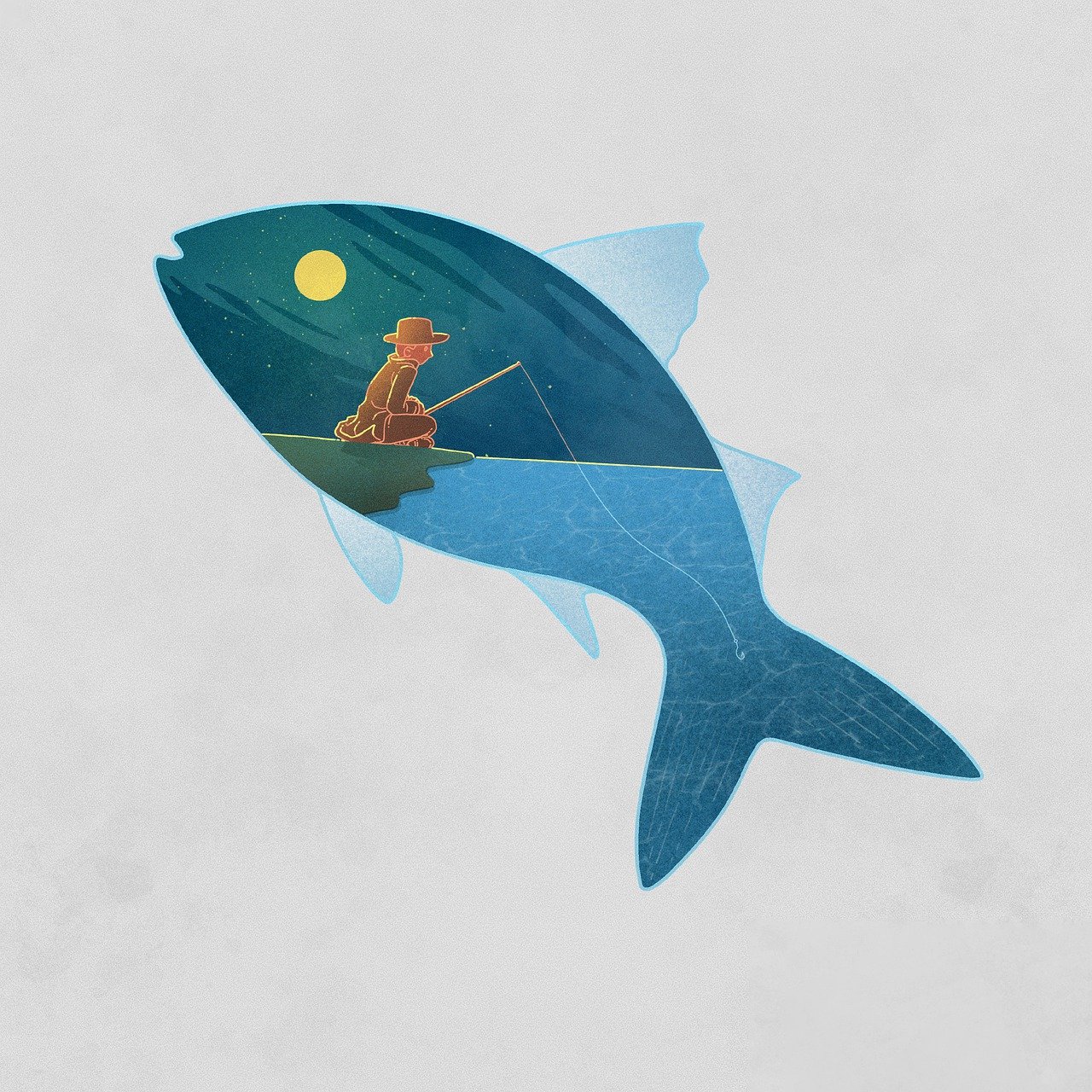 fish, moon, fishing, silhouette, nature, imagination, fantasy, creativity, painting, art, night, travel, cartoon-6093991.jpg